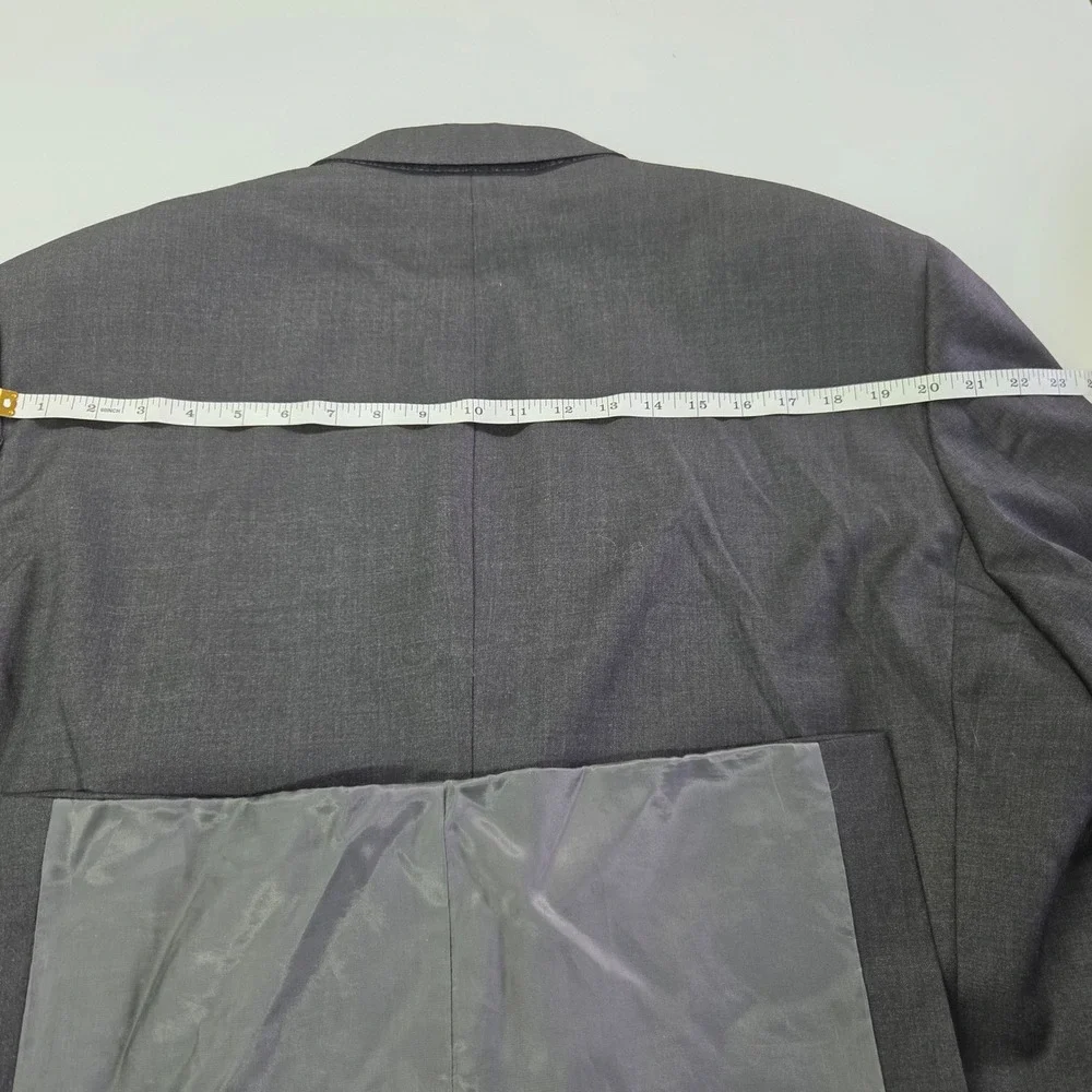 Peter Millar Men's 48T Charcoal Wool Suit Jacket Blazer Made in Canada Sportcoat